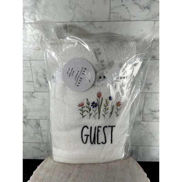 Rae Dunn Other - Rae Dunn set of 2 hand towels GUEST 16"X30"
